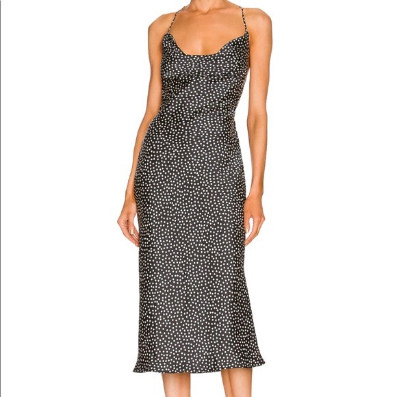 Lovers & Friends Polka Dot Midi Dress - Picture 1 of 4